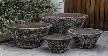 Campania International Glazed Pottery Brasilia Planter-Aegean (S/4) Urn/Planter Campania International